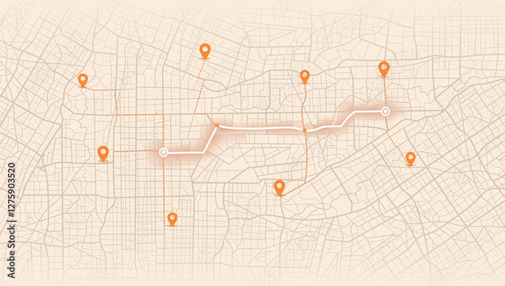 Travel concept. Geolocation and abstract GPS navigation, online navigation map pointer, place mark with map navigation. Tracking path with app. Vector illustration Travel concept. Geolocation and abstract GPS navigation, online navigation map pointer, place mark with map navigation. Tracking path with app. Vector illustration