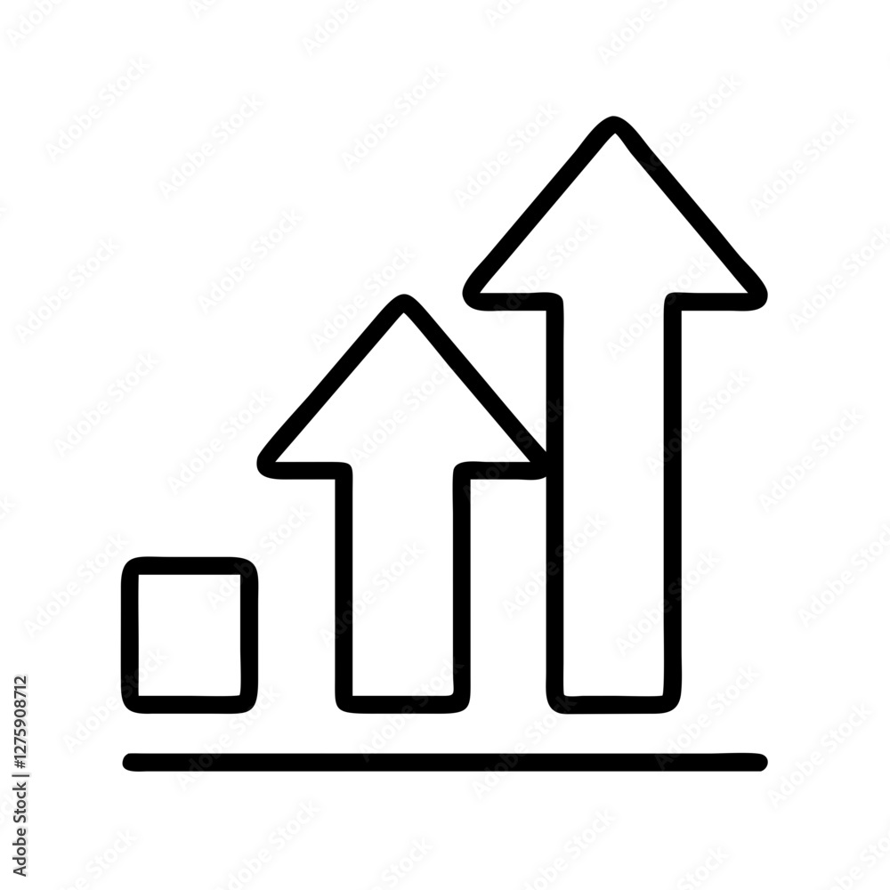 arrow up growth and progress icon, arrow up growth and progress line art - simple line art of arrow up growth and progress, perfect for arrow up growth and progress logos and icons arrow up growth and progress icon, arrow up growth and progress line art - simple line art of arrow up growth and progress, perfect for arrow up growth and progress logos and icons