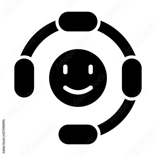 Help Vector Glyph Icon Design Design