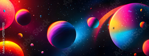 Wallpaper Mural Abstract space graphic design poster
 Torontodigital.ca