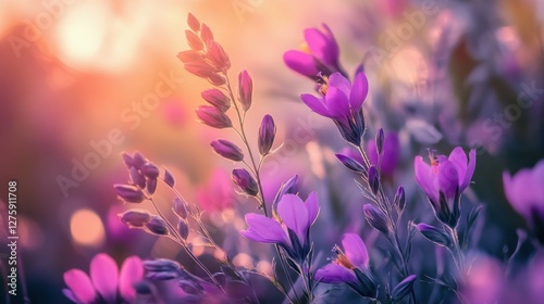 Astragalus Blossom: Close-up of Purple Herbal Flower in Wild Field