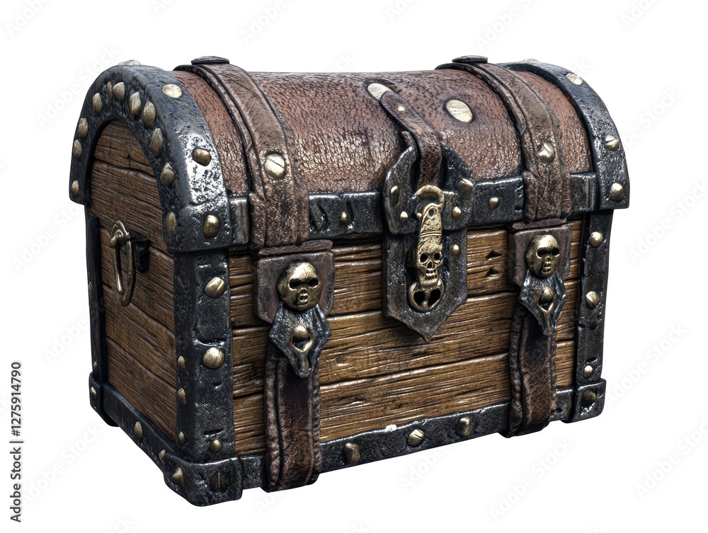 Isolated Treasure Chest Isolated Treasure Chest
