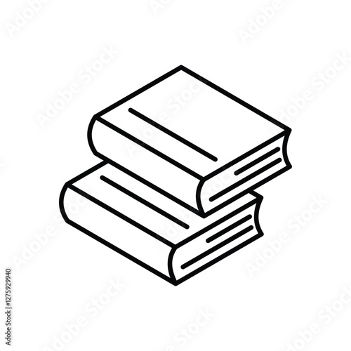 Library books vector icon