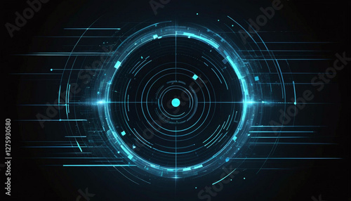 a futuristic futuristic technology background with a circular design