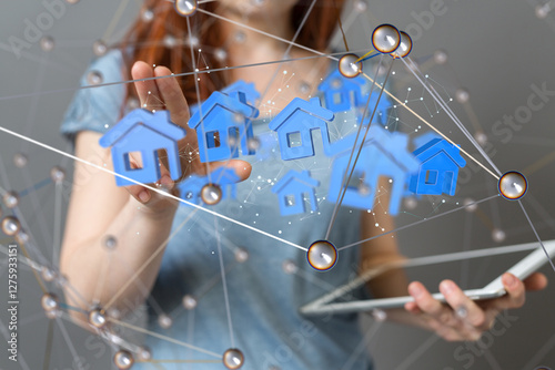 home data. Digital cyberspa...