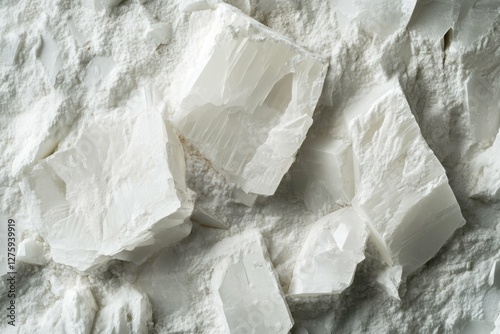 Barium. Crystal Structure of Barite Mineral for Geology Exploration