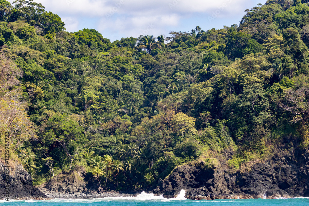Costa Rica view of the coast of the Pacific Costa Rica view of the coast of the Pacific
