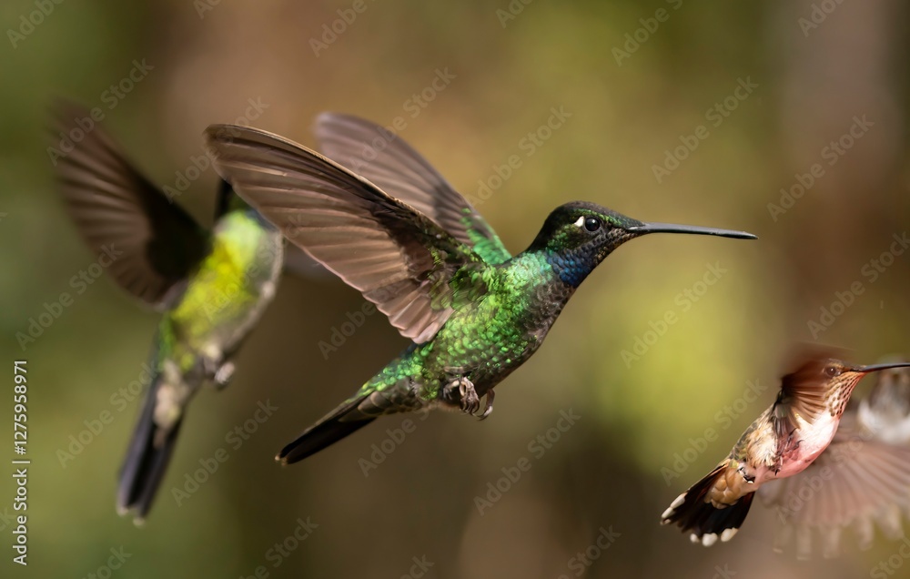 Fototapeta premium hummingbird in flight