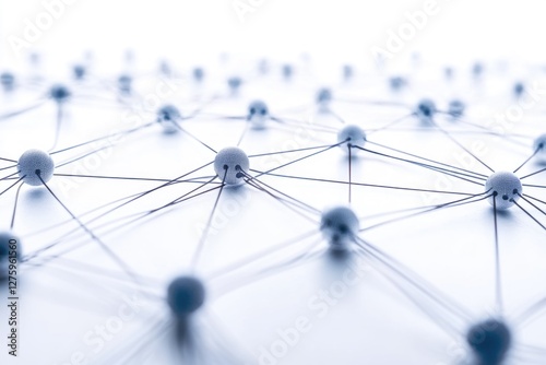 People gathered around a complex pattern of dots, potentially representing connections or data