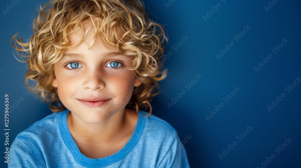 The image depicts a young boy. The image depicts a young boy.