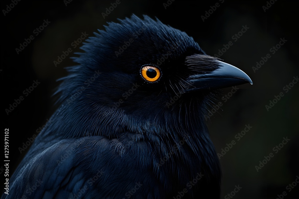 close up of a crow close up of a crow