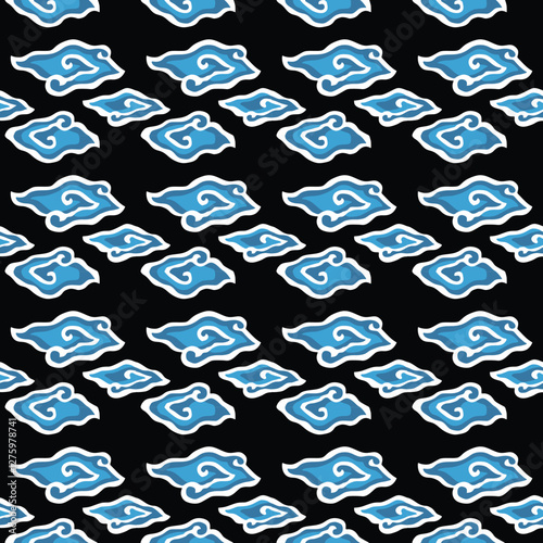 indonesian batik. indonesian batik pattern vector. Batik Indonesian: is a technique of wax-resist dyeing applied to whole cloth, or cloth made using this technique originated from Indonesia.