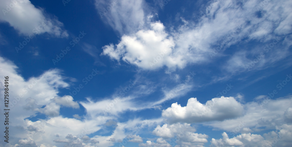 Obraz premium The vast blue sky