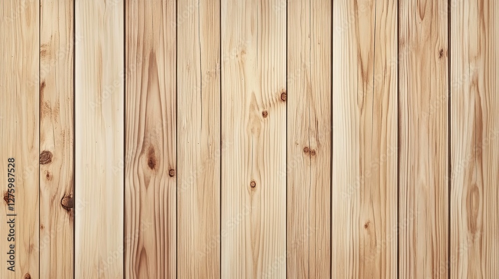 Fototapeta premium Light Brown Wooden Planks Background Texture