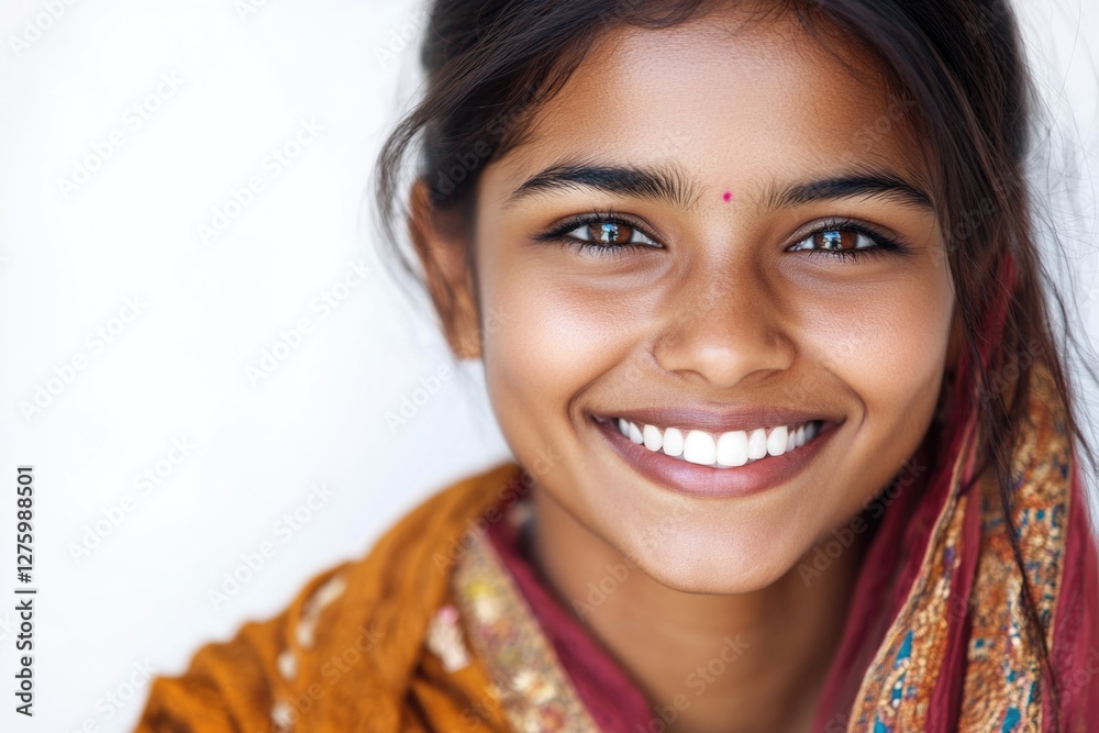 A woman with a happy expression, perfect for use in social media or advertising A woman with a happy expression, perfect for use in social media or advertising