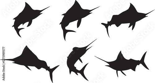 Marlin silhouettes