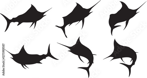 Marlin silhouettes
