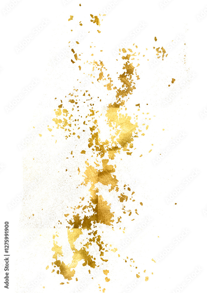Gold brush stroke on transparent background. Gold sparkle splatter grunge texture. Abstract Golden Glitter Background. For cover, invitation template, wedding card, menu design. Gold brush stroke on transparent background. Gold sparkle splatter grunge texture. Abstract Golden Glitter Background. For cover, invitation template, wedding card, menu design.