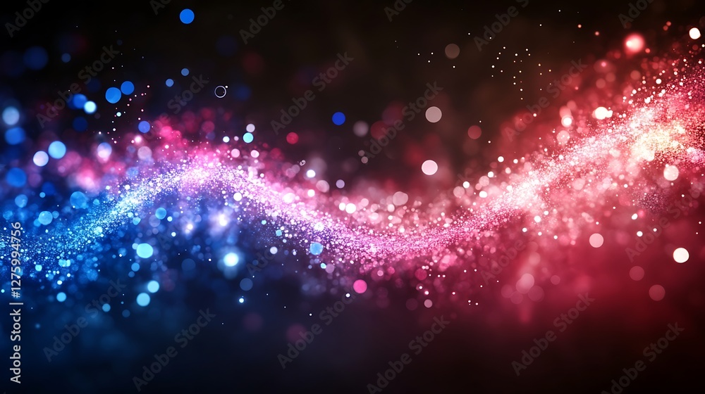 Abstract light wave, cosmic dust Abstract light wave, cosmic dust