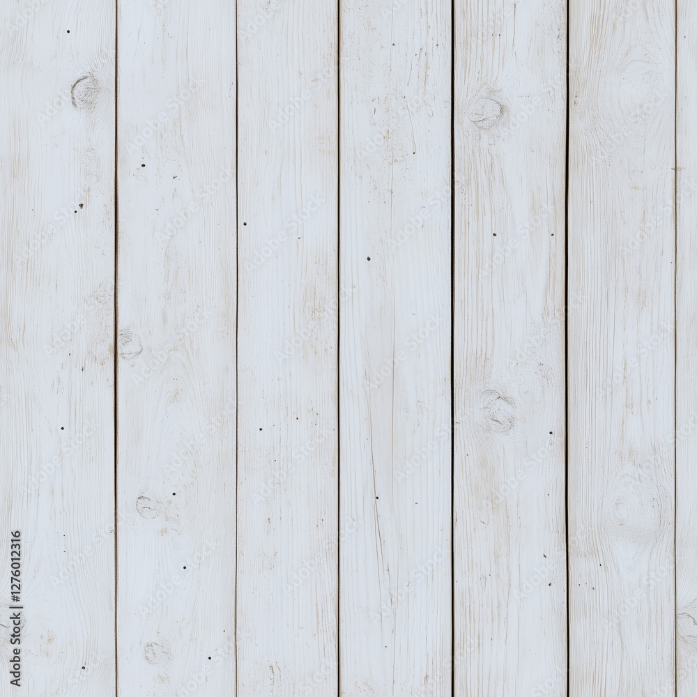 Naklejka premium Seamless Rustic Weathered Wooden Plank Pattern with Distressed White Paint and Natural Aged Wood Texture