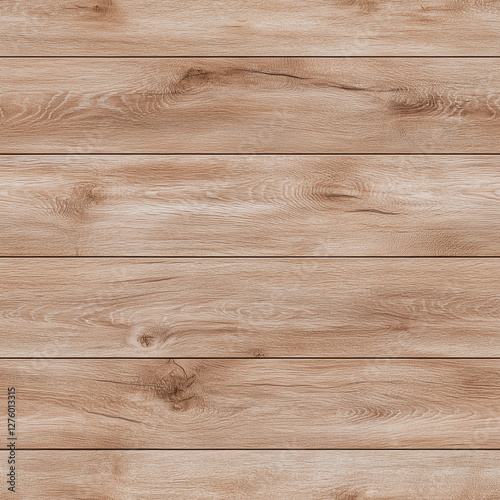 Seamless Natural Wooden Plank Pattern with Rustic Grain and Warm Tones for Flooring and Interior Design