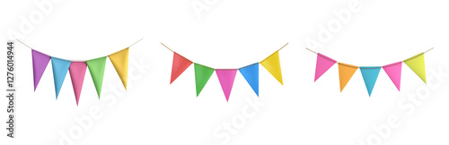 Free Download Festive Bunting for Celebrations and Events Isolated on transparent background - GFXLoad
