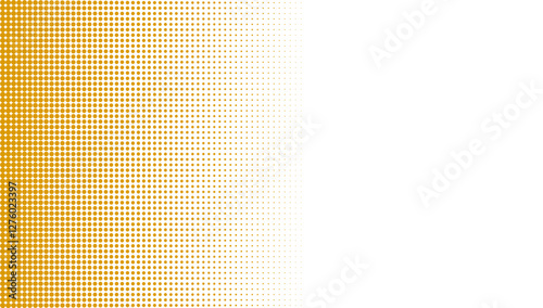 Halftone vector with gold dots. abstract gold background