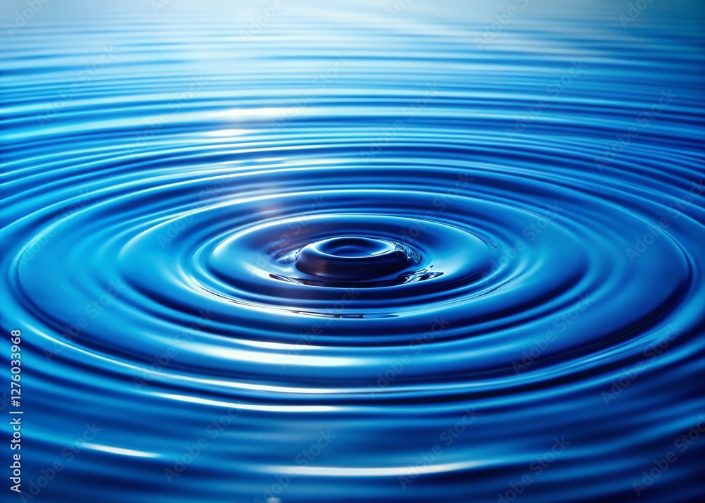 Abstract Blue Water Ripple Background with Copy Space - Perfect for Serenity and Nature Designs Abstract Blue Water Ripple Background with Copy Space - Perfect for Serenity and Nature Designs