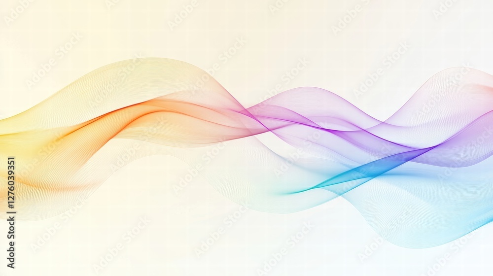 Obraz premium colorful abstract wave background