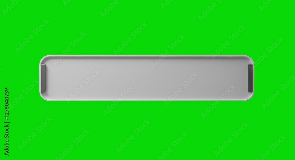 3d render banner on chromakey 3d render banner on chromakey
