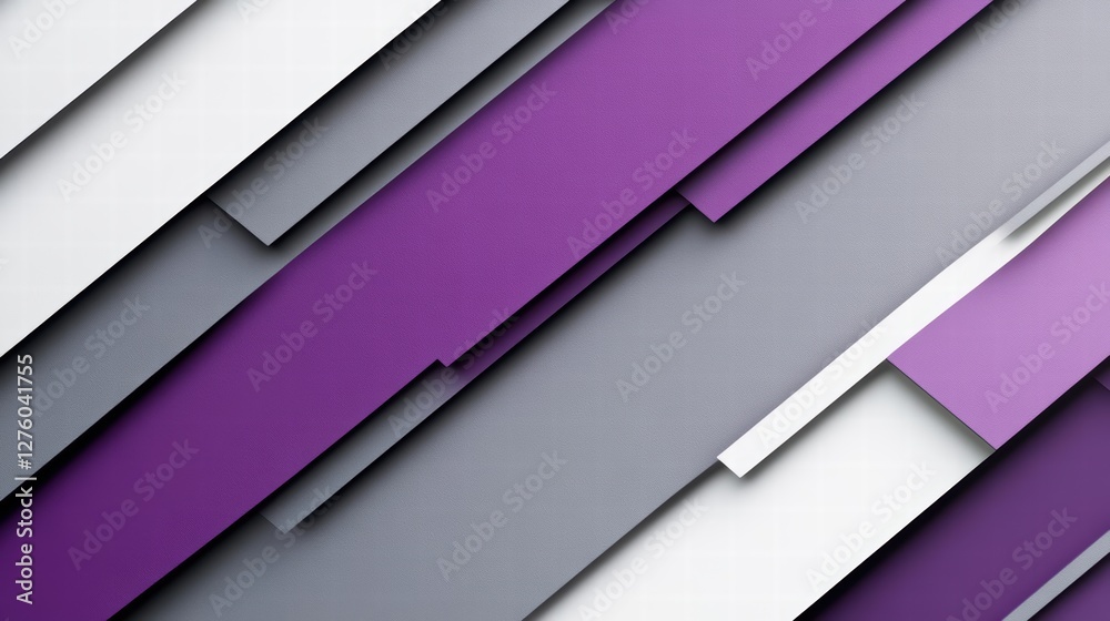Obraz premium abstract purple gray white geometric background