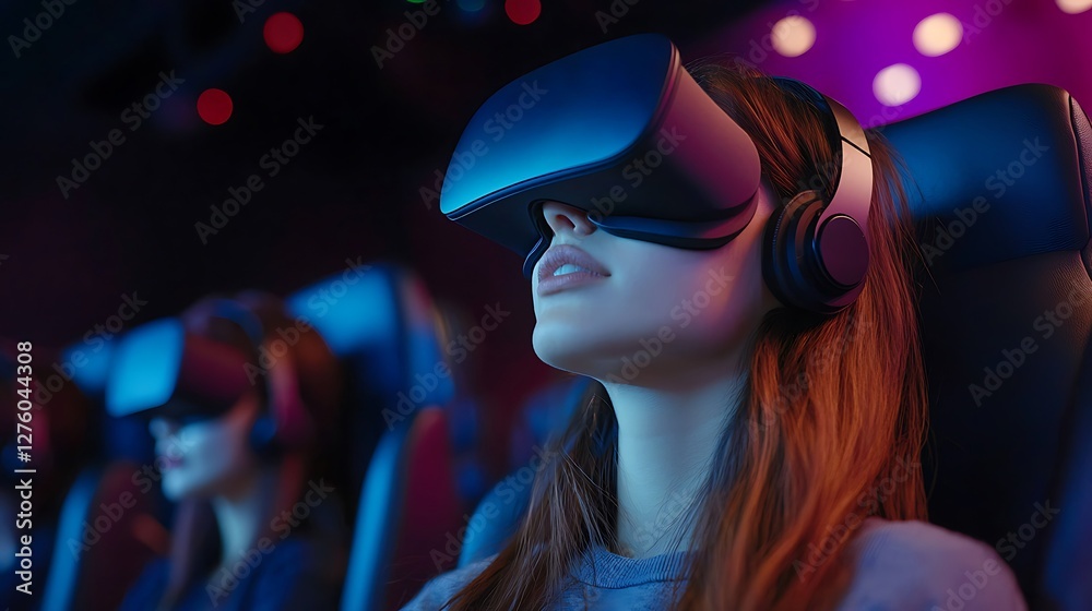 The experience economy meets innovation at an immersive movie theater, with futuristic VR seats. The experience economy meets innovation at an immersive movie theater, with futuristic VR seats.