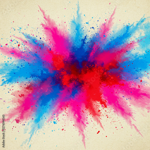 Holi Color Powder Explosion...