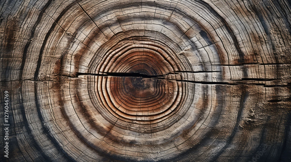 Fototapeta premium trunk tree growth rings