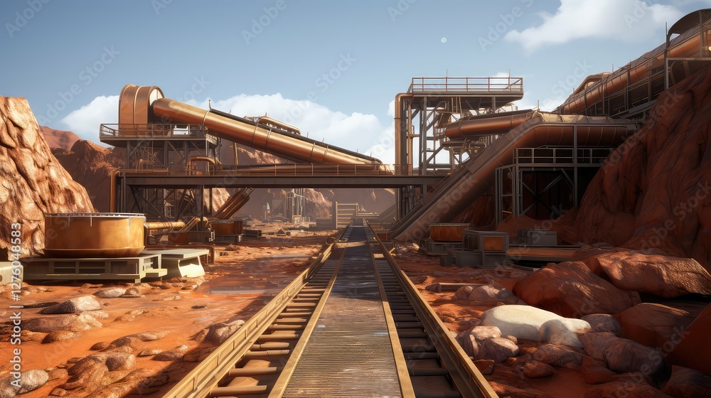 Fototapeta premium refining processing plant