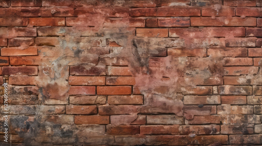 Obraz premium rustic old brick wall texture