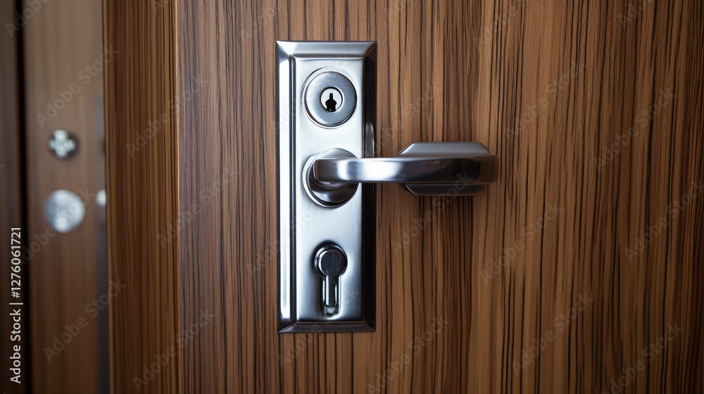 exit house key in door exit house key in door