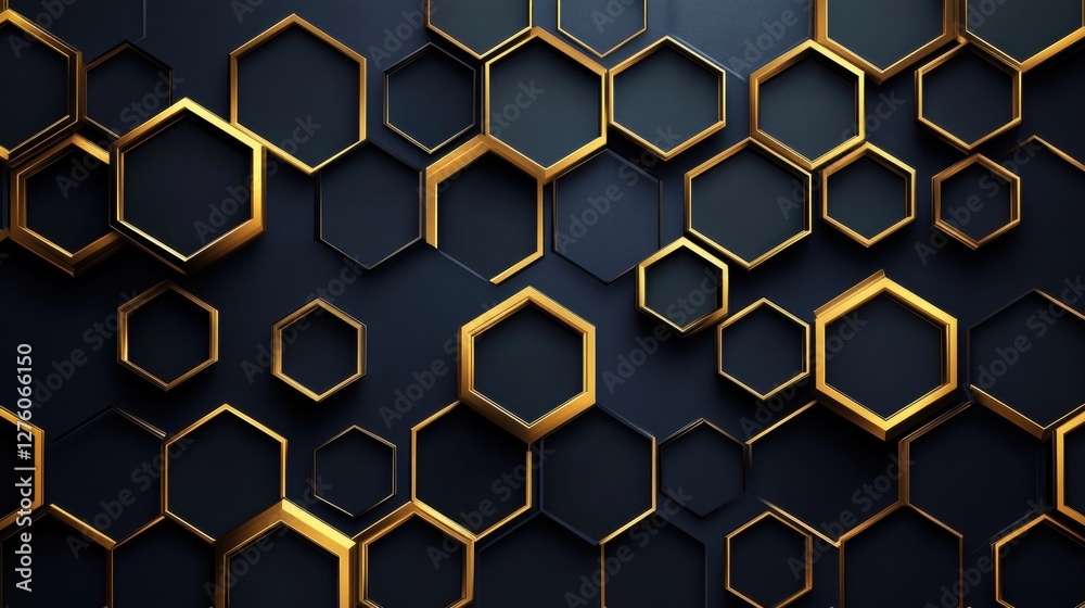 abstract hexagon pattern background dark gold abstract hexagon pattern background dark gold