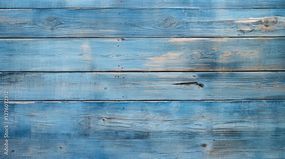 Obraz premium plank rustic blue wood