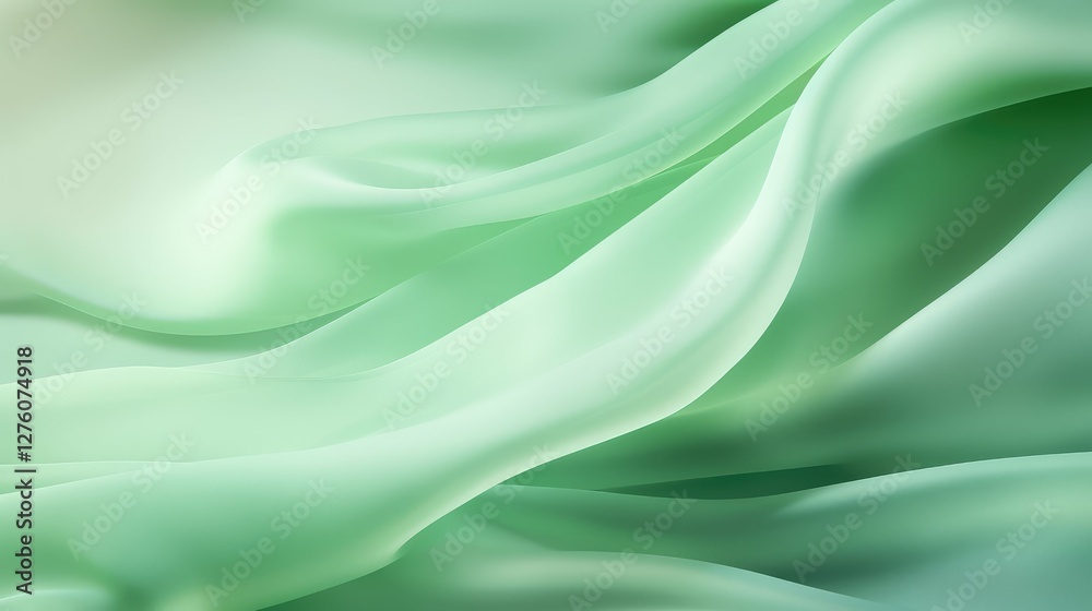 Fototapeta premium emerald green pastel background