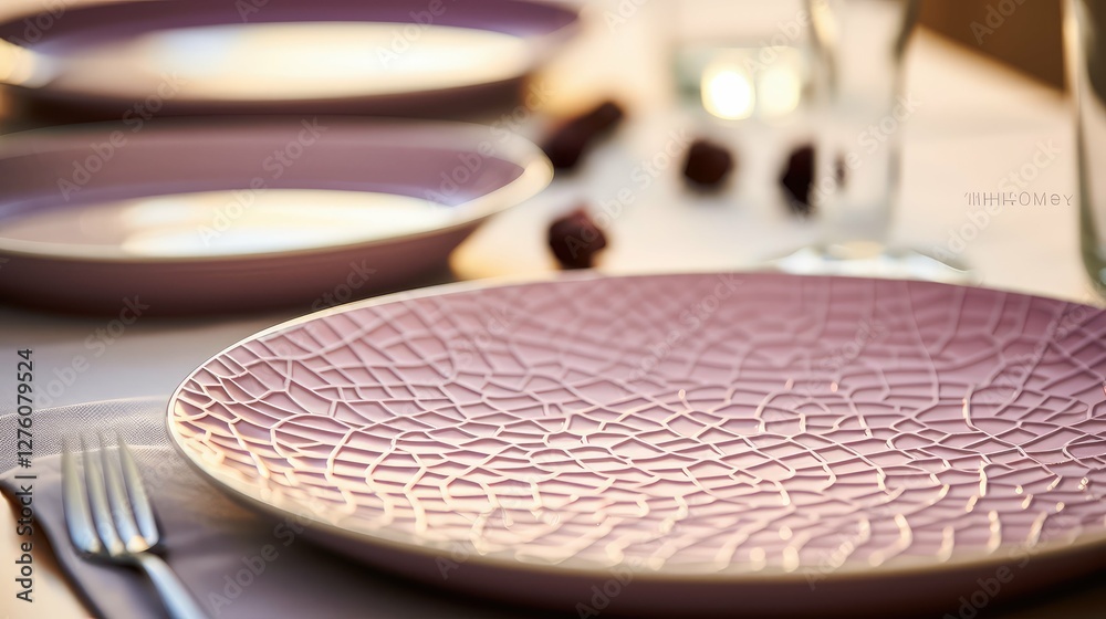 Obraz premium design subtle purple pattern