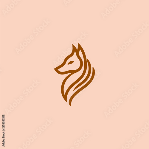 A clean, geometric wolf logo reflecting independence, instinct, and leadership.