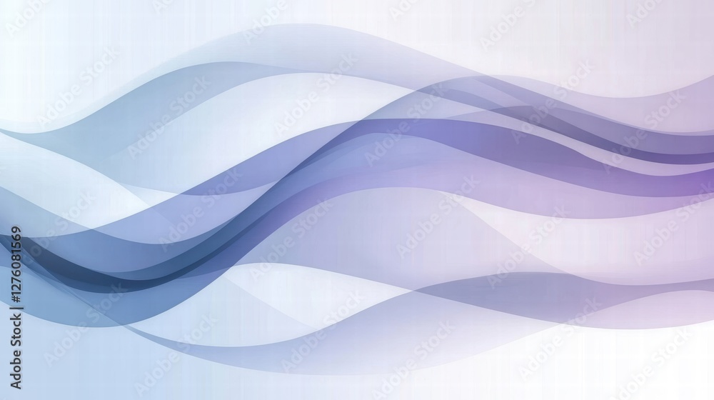 Obraz premium abstract blue and purple wave background