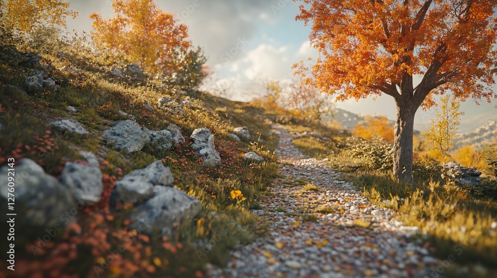Autumnal Hues: Fall Foliage in Abruzzo National Park Autumnal Hues: Fall Foliage in Abruzzo National Park
