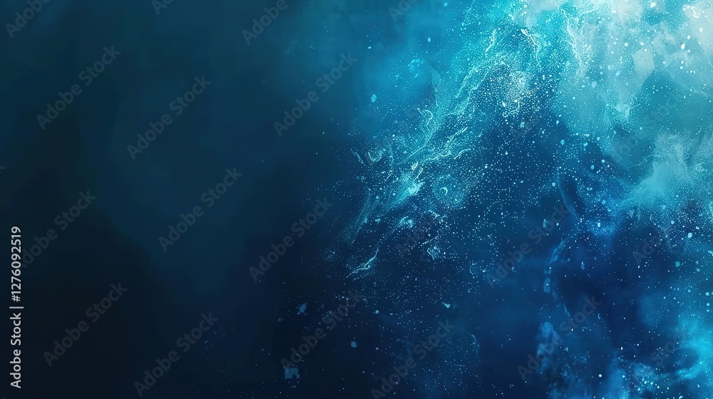 Obraz premium Blue_watercolor_texture_abstract_gradient_blue_