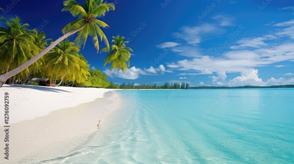 Fototapeta premium serene blue sea