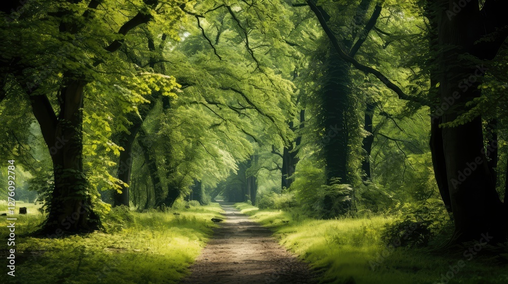 Naklejka premium nature greens