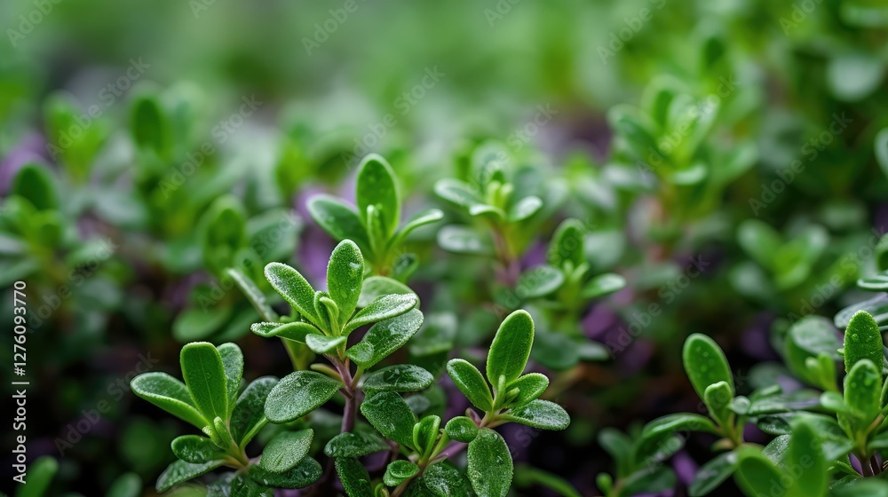 garden thyme leaf garden thyme leaf
