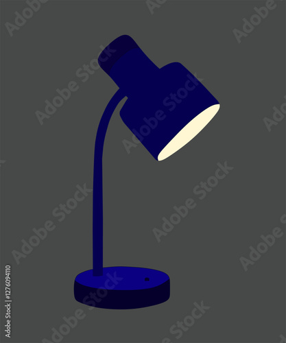 Elegant Desk Lamp Illustration for Interior Decor