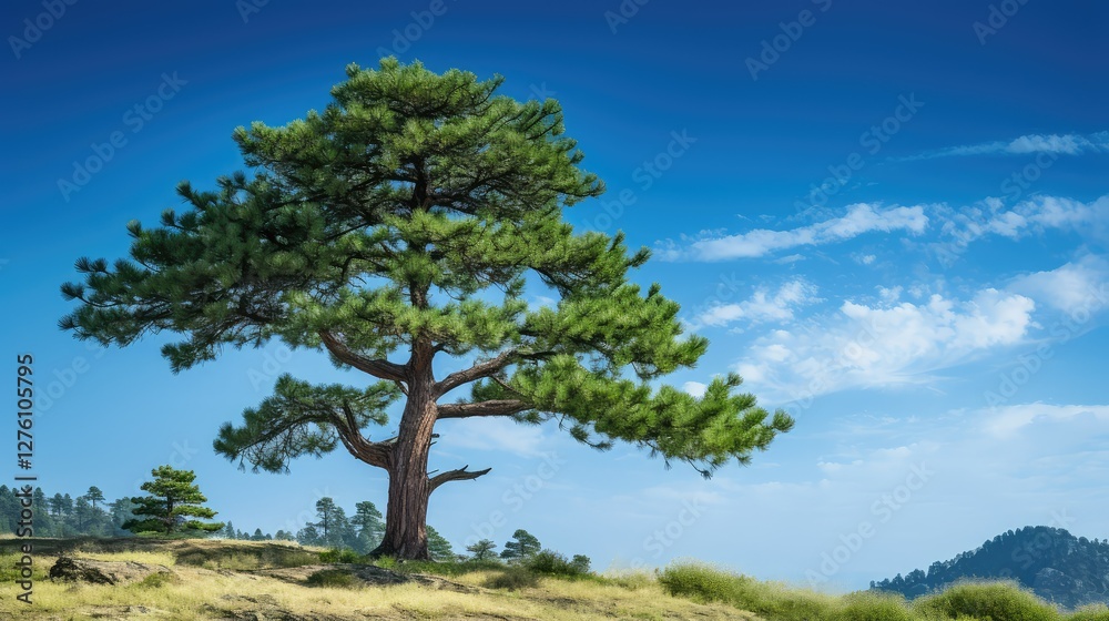 blue green pine trees blue green pine trees